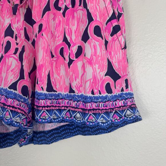Lilly Pulitzer Flamingo Print Athletic Shorts - Picture 4 of 11